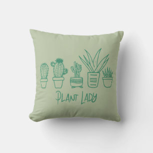 Pflanze Lady Cactus Succulent Garening Kissen