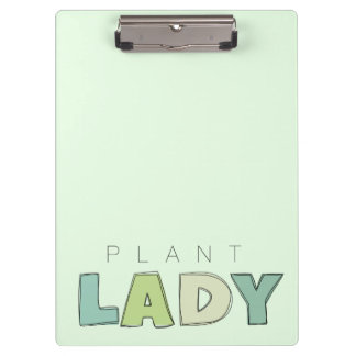 Pflanze Lady Clipboard Klemmbrett