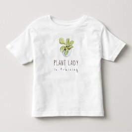 Pflanze Lady in Ausbildung T - Shirt für Kleinkind