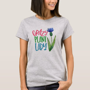 Pflanze Lady succulent tee, trendige botanische Mo T-Shirt