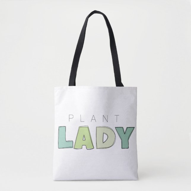 Pflanze Lady Tote Bag Tasche (Vorderseite)