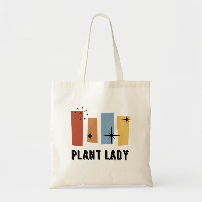 Pflanze Lady Tote Bag Tragetasche (Vorne)