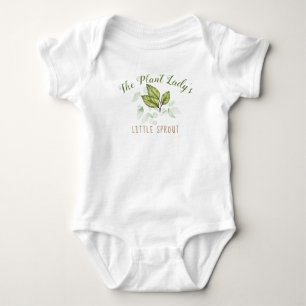 Pflanze Lady's Little Sprout Baby Bodysuit Strampler