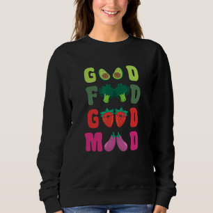 Pflanze Lebensmittel Gute Laune Vegane Welt Vegeta Sweatshirt