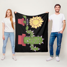 Pflanze Liebhaber Fleecedecke