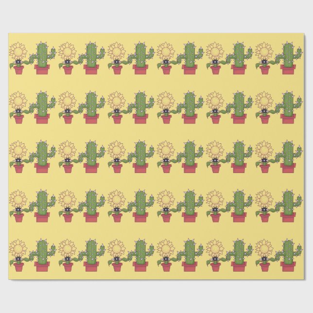 Pflanze Liebhaber Geschenkpapier (Flach)