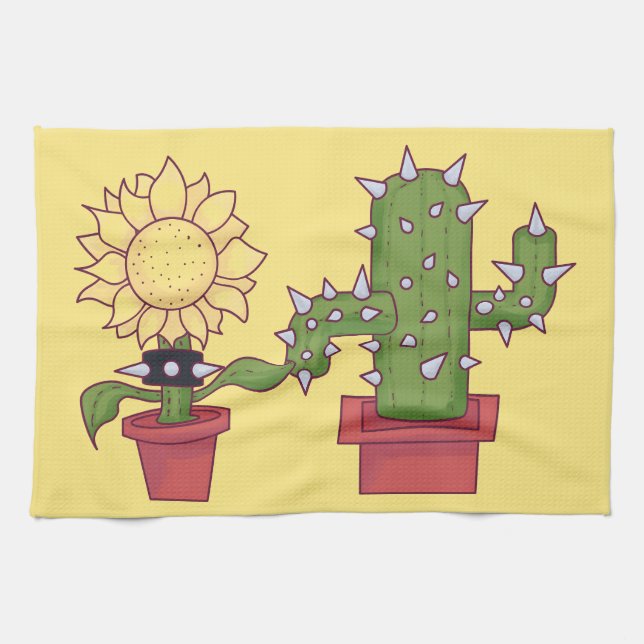 Pflanze Liebhaber Geschirrtuch (Horizontal)