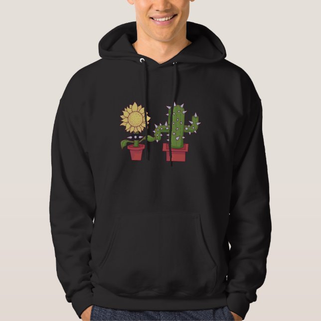 Pflanze Liebhaber Hoodie (Vorderseite)