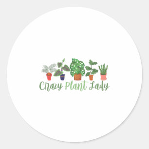 Pflanze Liebhaber  Plantie Hobby Gardener Geschenk Runder Aufkleber
