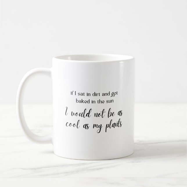 Pflanze Liebhaber von lustigen Geschenkartikeln Kaffeetasse (Links)