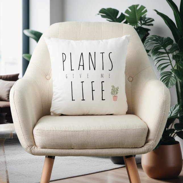 Pflanze Life trendy Grafik und Typografie Kissen (Von Creator hochgeladen)