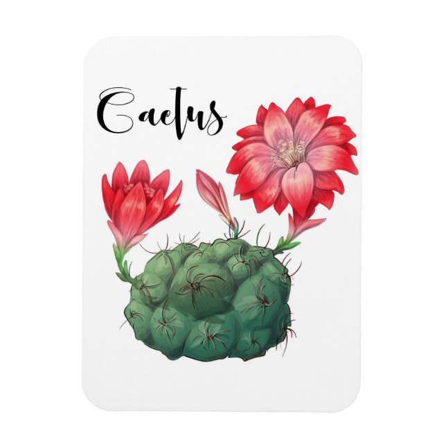 Pflanze Lover Cactus Pflanze Magnet (Vertikal)