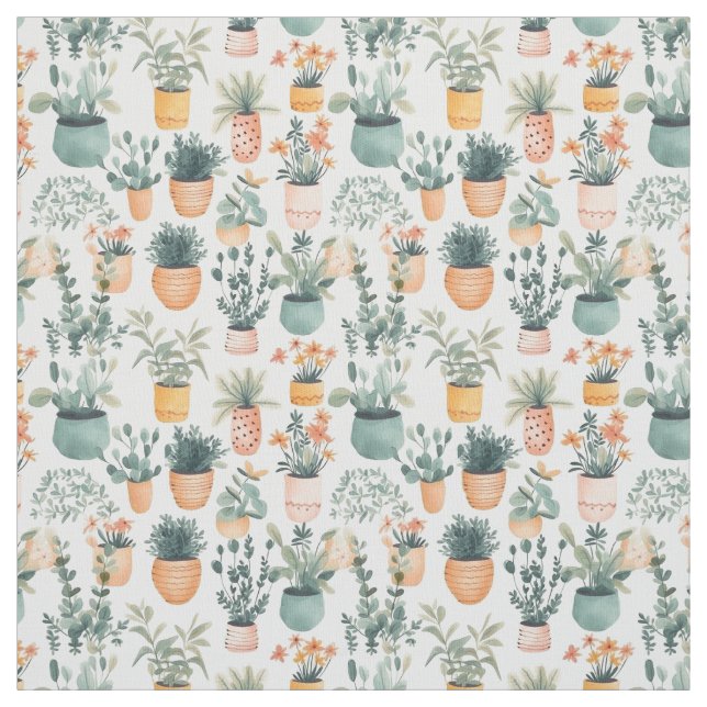Pflanze Lover Garening Stoff (Muster)