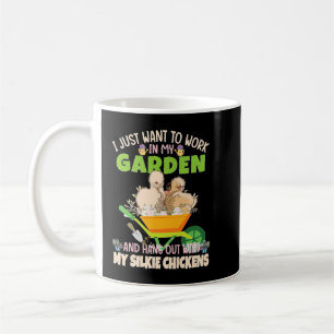 Pflanze Lover Silkie Chicken Premium Kaffeetasse
