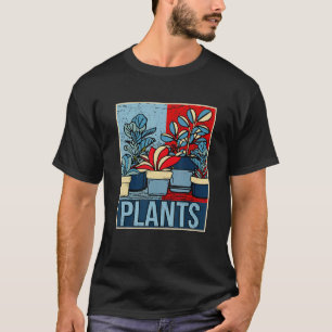 Pflanze Lover Women Florist Gartenarbeit Mama Retr T-Shirt