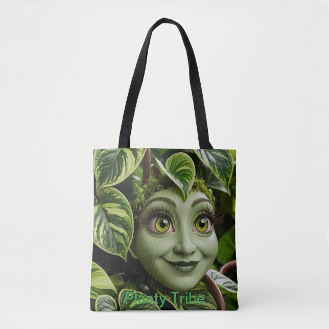 Pflanze Lovers Tote Tasche (Vorderseite)
