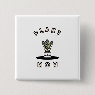Pflanze Mama Button