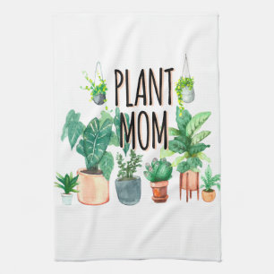 Pflanze Mama - Gartenbau, Planergeschenk für Mama Geschirrtuch