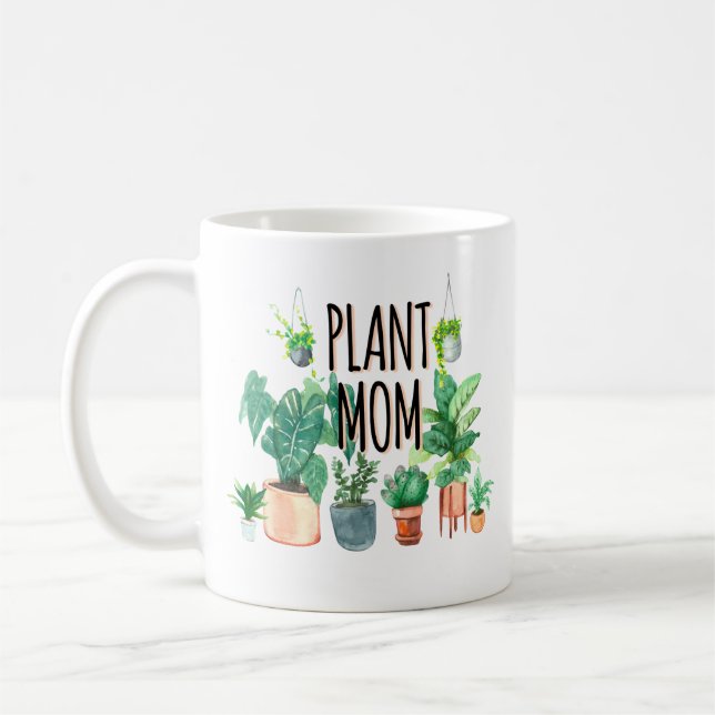 Pflanze Mama - Gartenbau, Planergeschenk für Mama Kaffeetasse (Links)