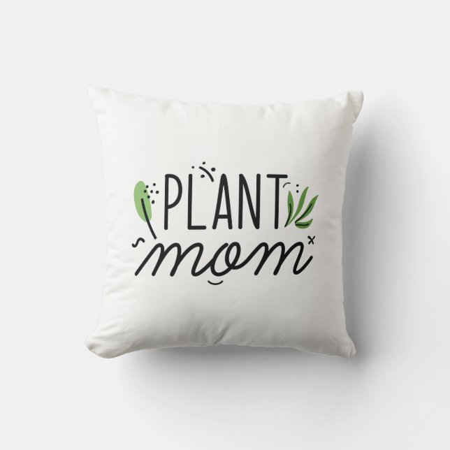 Pflanze Mama Kissen (Vorderseite)