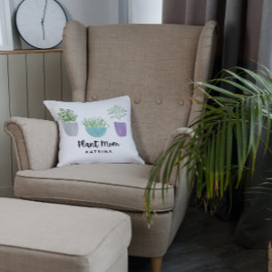 Pflanze Mama Personalisierter Kissen