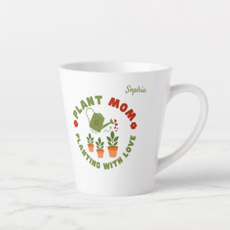 Pflanze Mama Pflanzung mit Liebe Personalisiert Milchtasse