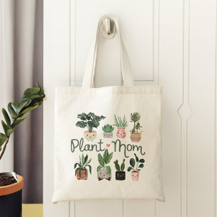 Pflanze Mama Spaß & Niedliche Aquarelltöne Pflanze Tragetasche