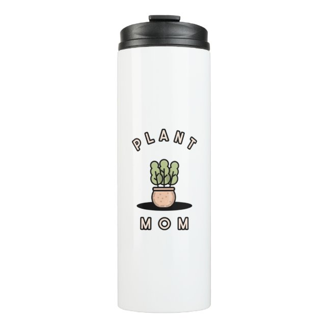 Pflanze Mama Thermosbecher (Vorderseite)