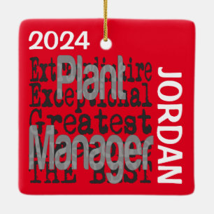 Pflanze Manager Extraordinaire CUSTOM Keramikornament