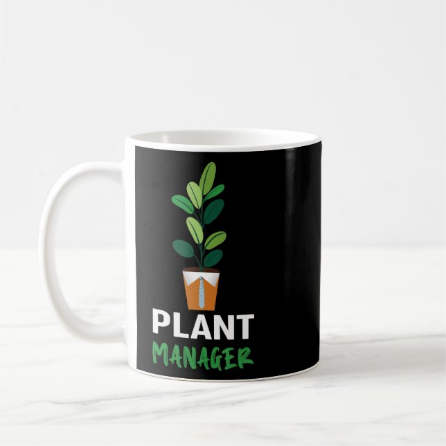 Pflanze Manager Gartenbau Kaffeetasse (Links)