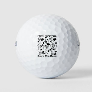 Pflanze mehr Bäume Rettete die Bienen Golfball