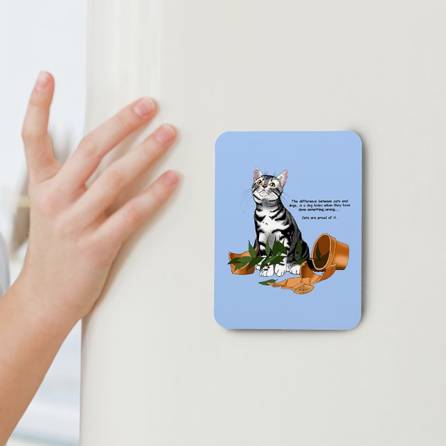 Pflanze Mischief Cat Magnet (Von Creator hochgeladen)