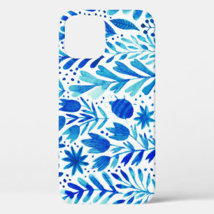 Pflanze mit Blumenwasser Nahtlose Textur Case-Mate iPhone Hülle