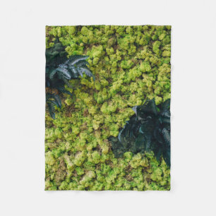 Pflanze mit grüner Blattfarbe Fleecedecke