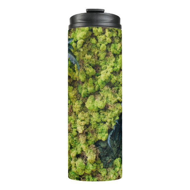 Pflanze mit grüner Blattfarbe Thermosbecher (Vorderseite)