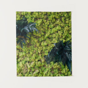 Pflanze mit grüner Blattfarbe Wandteppich