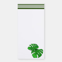 Pflanze Monstera Notepad