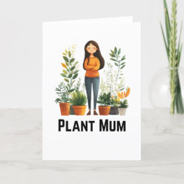 Pflanze Mum Greetings Card Dankeskarte