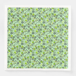Pflanze Muster A03.b Lgreen BG Serviette