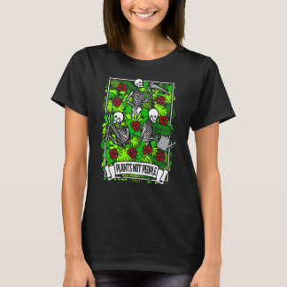Pflanze Nicht Menschen Skelettläufer Blume Pflanze T-Shirt