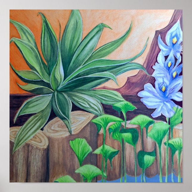 Pflanze Party Poster (Vorne)