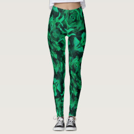 Pflanze Pastellfarben Leggings Pale