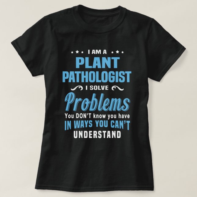 Pflanze Pathologe T-Shirt (Design vorne)