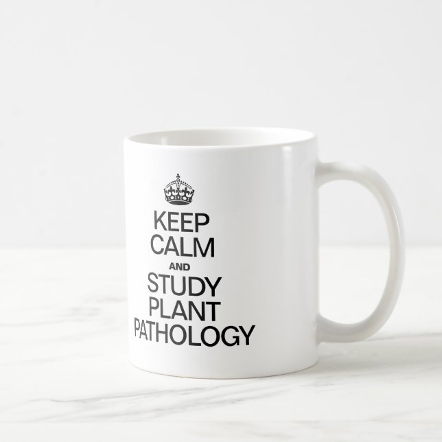 PFLANZE-PATHOLOGIE behalt CALM UND STUDY Kaffeetasse (Rechts)