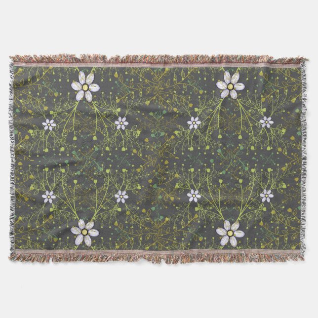 Pflanze pattern.10b DGrey BG Decke (Vorderseite)