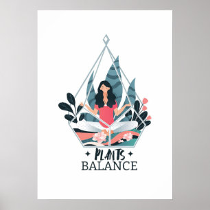 Pflanze Pflanze Saldo Poster
