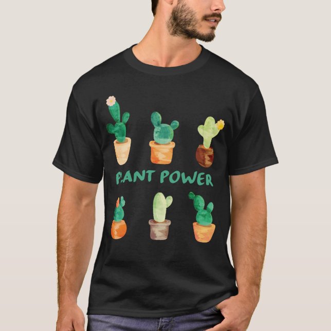 Pflanze Power T-Shirt (Vorderseite)