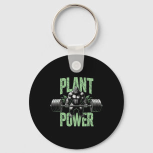 Pflanze Power T-Shirt - Vegane und vegetarische Gy Schlüsselanhänger
