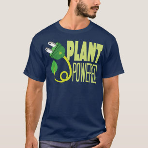 Pflanze powered vegan Pflanze basiert auf lustigen T-Shirt