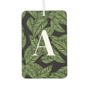 Pflanze Print Monogram Autolufterfrischer